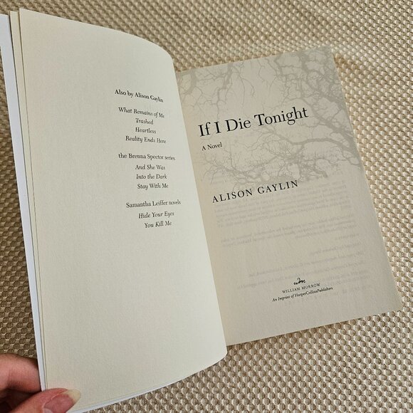 4/$40 2018 - If I die tonight - Alison Gaylin - Paperback - Picture 2 of 6